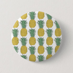 Pineapple 2 Inch Round Button