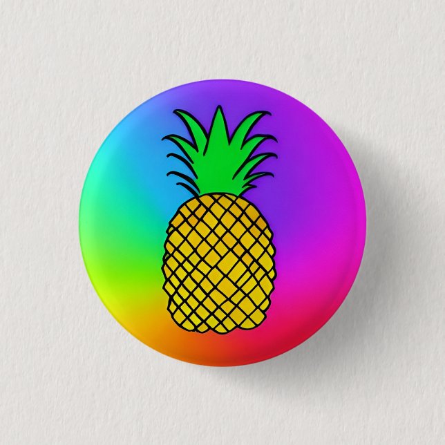 Pineapple 3 Cm Round Badge 1 Inch Round Button (Front)