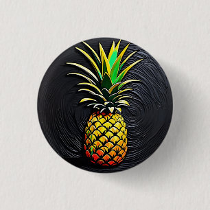 Pineapple 3 Cm Round Badge 1 Inch Round Button