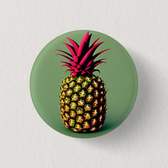 Pineapple 3 Cm Round Badge 1 Inch Round Button (Front)