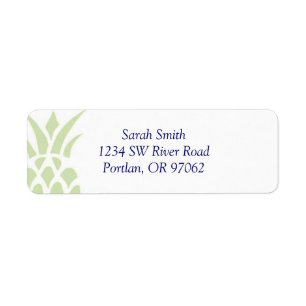 Pineapple Address Label