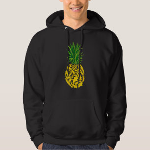 Pineapple Alligator Pineapple Shape Horse Tropical Hoodie