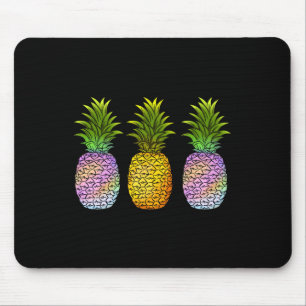 Pineapple Aloha Hawaii Hawaiian Fruit Summer Vacat Mouse Pad