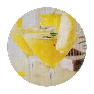 Pineapple and ginger Fresca cocktail Cutting Board