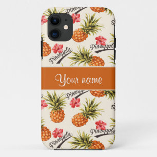 Pineapple and Hibiscus iPhone 11 Case