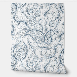 Pineapple and Paisley Wallpaper