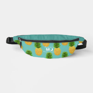 Pineapple Aqua Fanny Pack