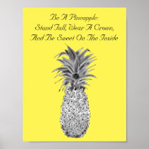 Pineapple Artwork Poster