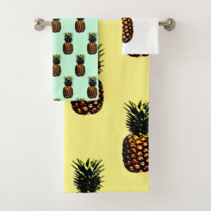 Pineapple Bath Towel Set