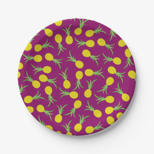 Pineapple Birthday Party Paper Plate
