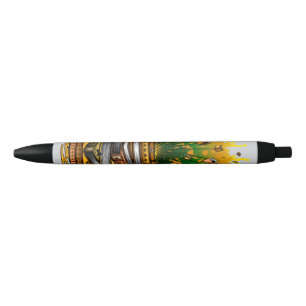 Pineapple Books Black Ink Pen