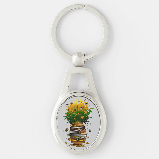 Pineapple Books Keychain (Front)