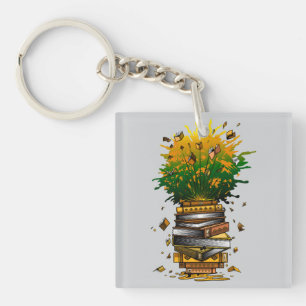 Pineapple Books Keychain
