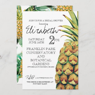 Pineapple Bridal Shower Invitation