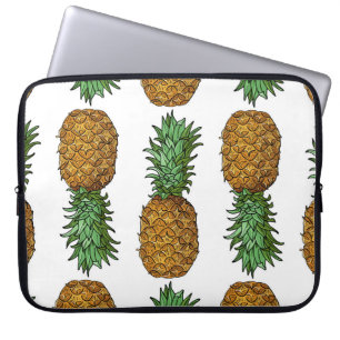 Pineapple Brightness: Summer Tropical Illustration Laptop Sleeve