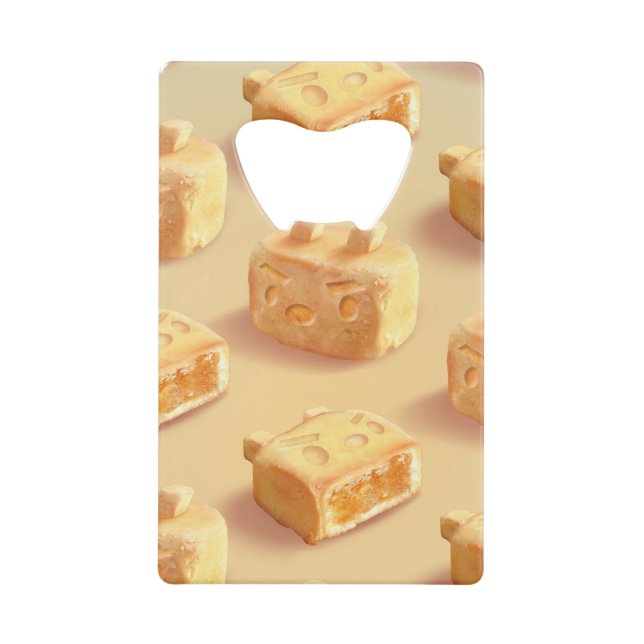 Pineapple Cake Credit Card Bottle Opener (Front)