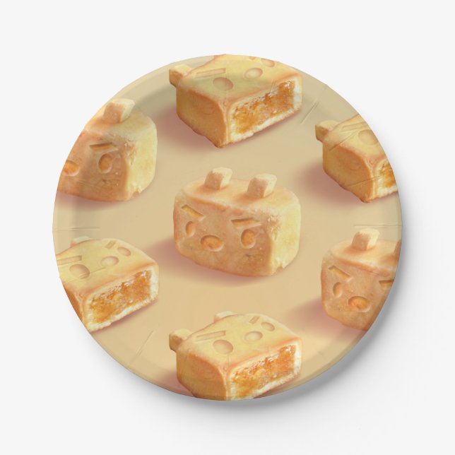 Pineapple Cake Paper Plate (Front)