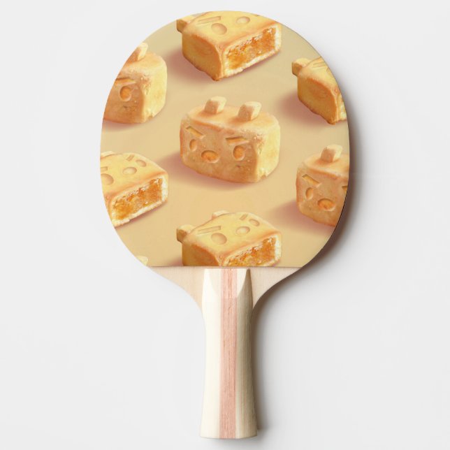 Pineapple Cake Ping Pong Paddle (Front)