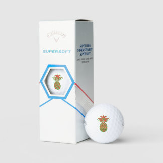 Pineapple Callaway Golf Balls - Custom Design Gift