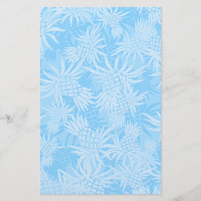 Pineapple Camo Hawaiian Tropical Stationery (Front)
