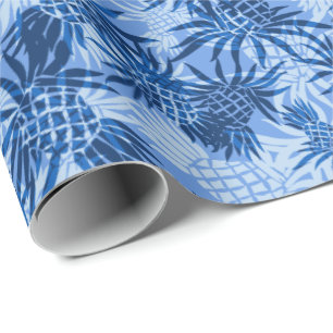 Pineapple Camo Hawaiian Tropical Wrapping Paper