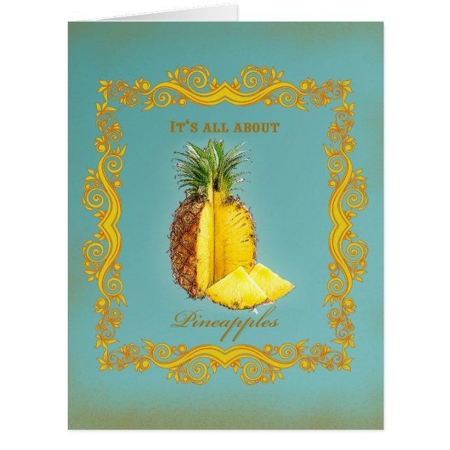 PINEAPPLE ~ Carte de voeux (Devant)