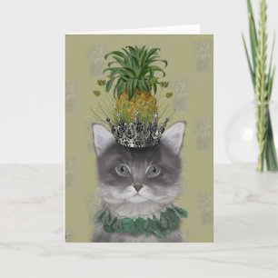 Pineapple Cat Card