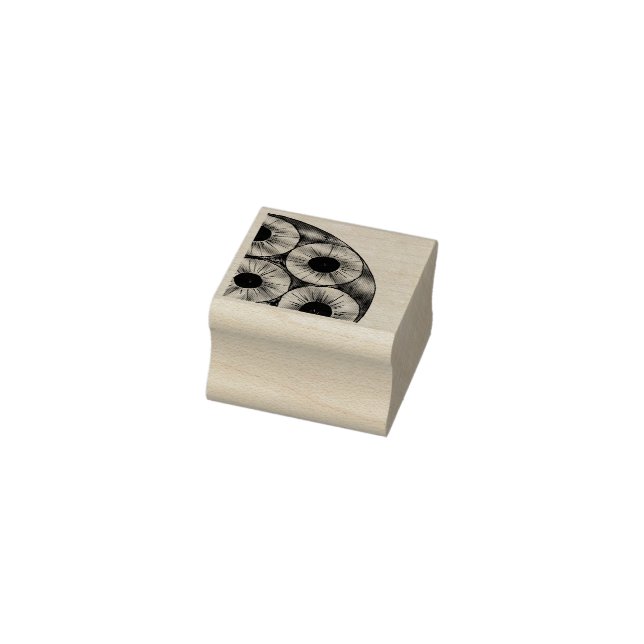 Pineapple Cherry Upside Down Cake Dessert Stamp (Stamp)