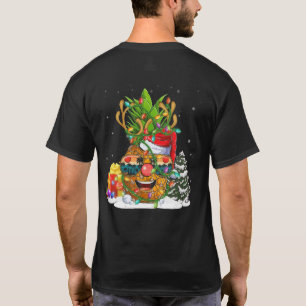 Pineapple Christmas Tree Lights Xmas T-Shirt