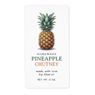 Pineapple Chutney Label