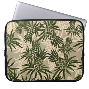 Pineapple Collage Hawaiian Neoprene Wetsuit Laptop Sleeve