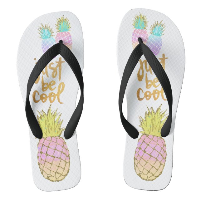 Pineapple Cool Flip Flops (Footbed)