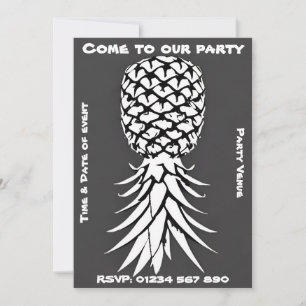 Pineapple Customizable Party Invitation