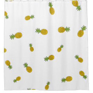 Pineapple cute seamless pattern background. Vintag