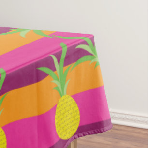 Pineapple Cute Summer 1st Birthday Party Theme Tablecloth