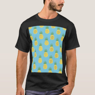Pineapple Delight: Tropical Fruit Print T-Shirt
