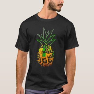 Pineapple Dinosaur Trex Extinct Summer Vacation Di T-Shirt