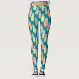 Pineapple Doodle Pattern 2 Leggings