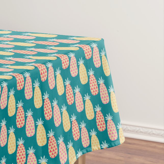 Pineapple Doodle Pattern 2 Tablecloth (In Situ)