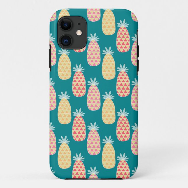 Pineapple Doodle Pattern Case-Mate iPhone Case (Back)
