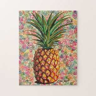 Pineapple Drawing Jigsaw Puzzle