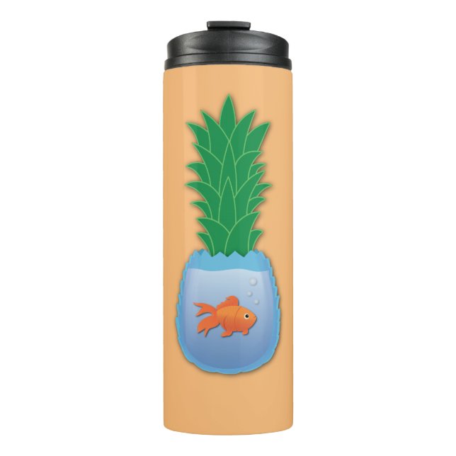 Pineapple Fish Thermal Tumbler (Front)
