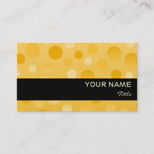 Pineapple Fizz business card template black stripe