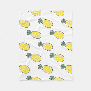 Pineapple Fleece Blanket