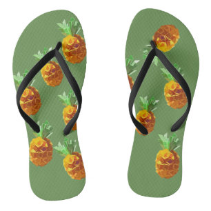 Pineapple Flip Flops