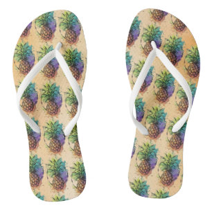 Pineapple Flip Flops