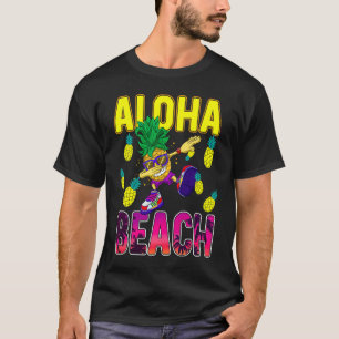 Pineapple for Women Men Dabbing Aloha Hawaii Summ T-Shirt