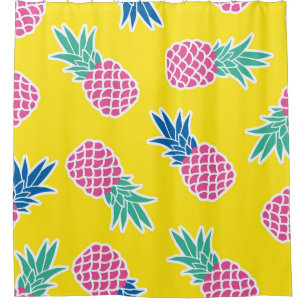 Pineapple Frenzy: Bright Cartoon Vintage.