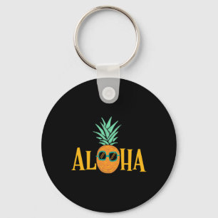 Pineapple Fruit Aloha Beaches Hawaii - Hawaiian 1 Keychain