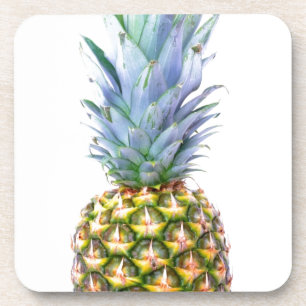 Pineapple Fruit Beach Dessert Colourful Tropical Coaster